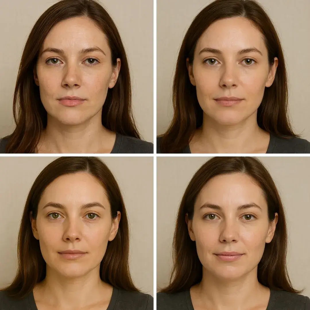 Prima e dopo 4 settimane
